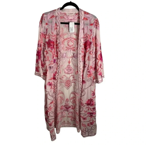 NWT Soft Surroundings Palisade Topper in Magenta Size Large/(14/16) - Picture 1 of 11